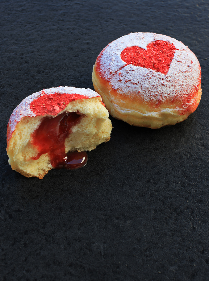 Erdbeerkrapfen
