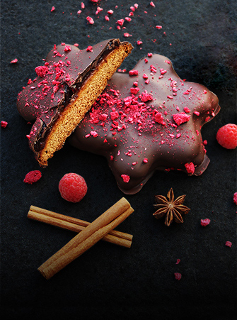 Schoko-Himbeer-Lebkuchen