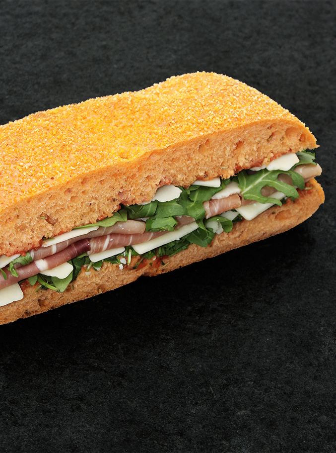 Prosciutto-Rucola Fladen